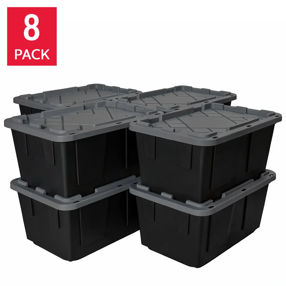 Greenmade 27 Gallon Storage Bin, 8-pack - Image 12