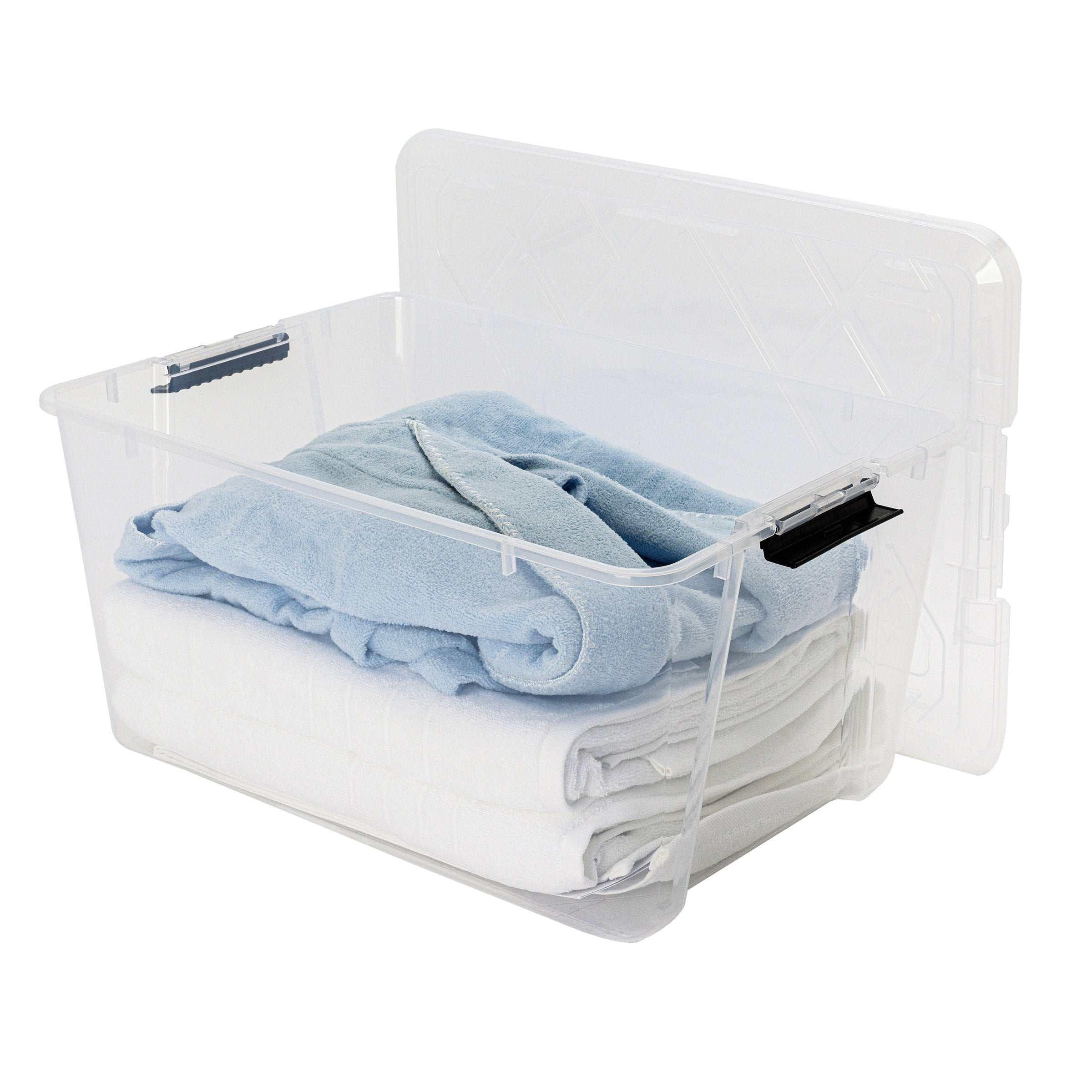 Greenmade InstaView 45 Quart Storage Bin with Latching Lid, 4-pack - Image 4