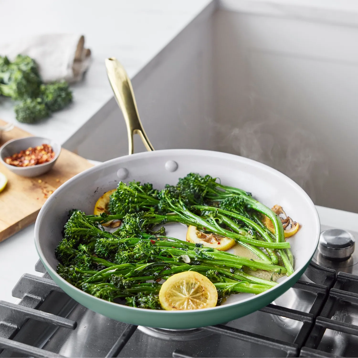 GreenPan Hamptons Skillets, Set of 3 - Image 11