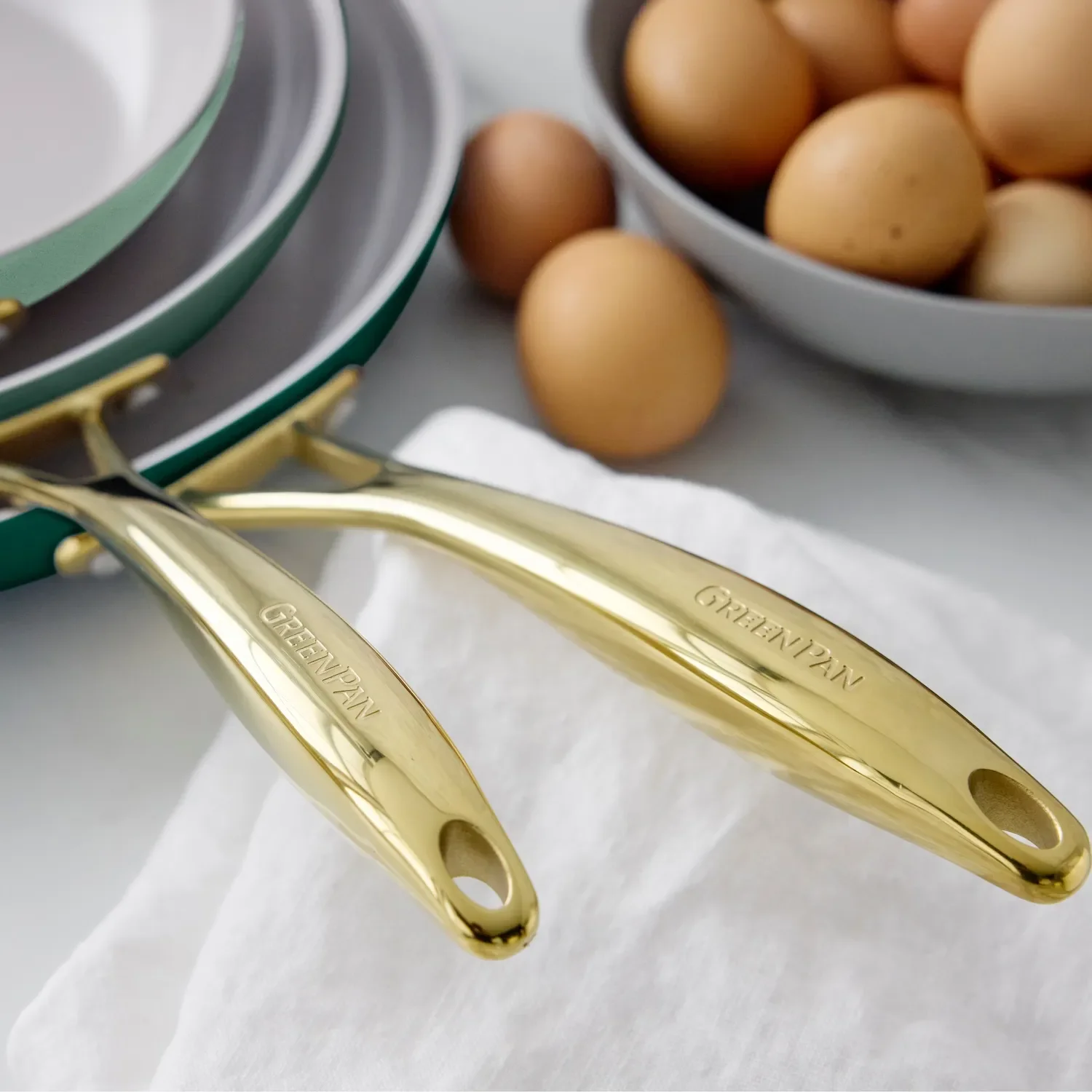 GreenPan Hamptons Skillets, Set of 3 - Image 13