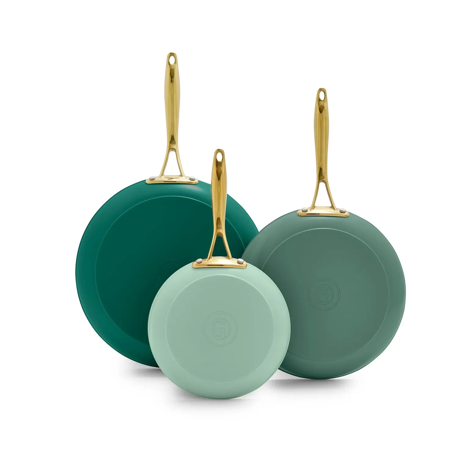 GreenPan Hamptons Skillets, Set of 3 - Image 8