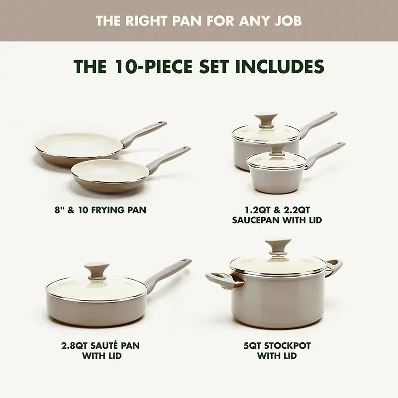 GreenPan Rio 10-Pc. Aluminum Cookware Set - Image 4