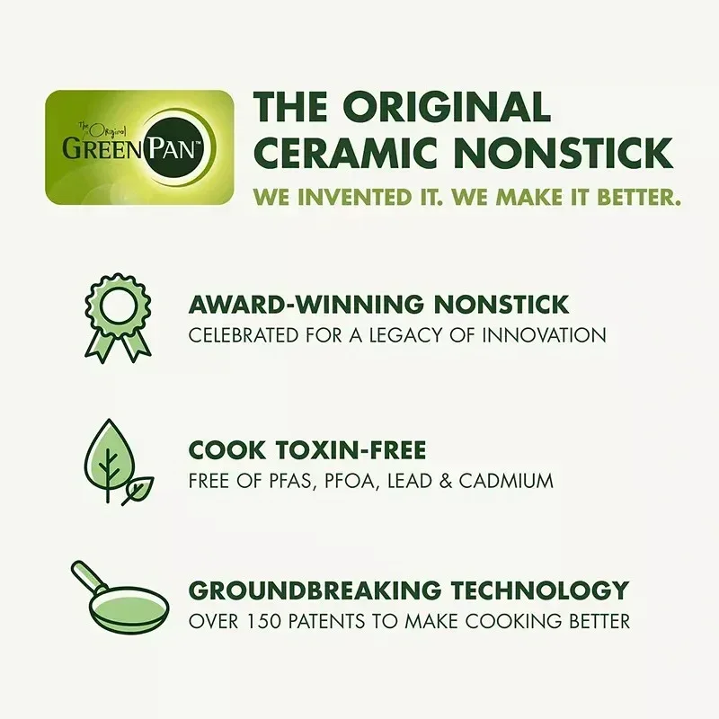 GreenPan Rio 10-Pc. Aluminum Cookware Set - Image 7