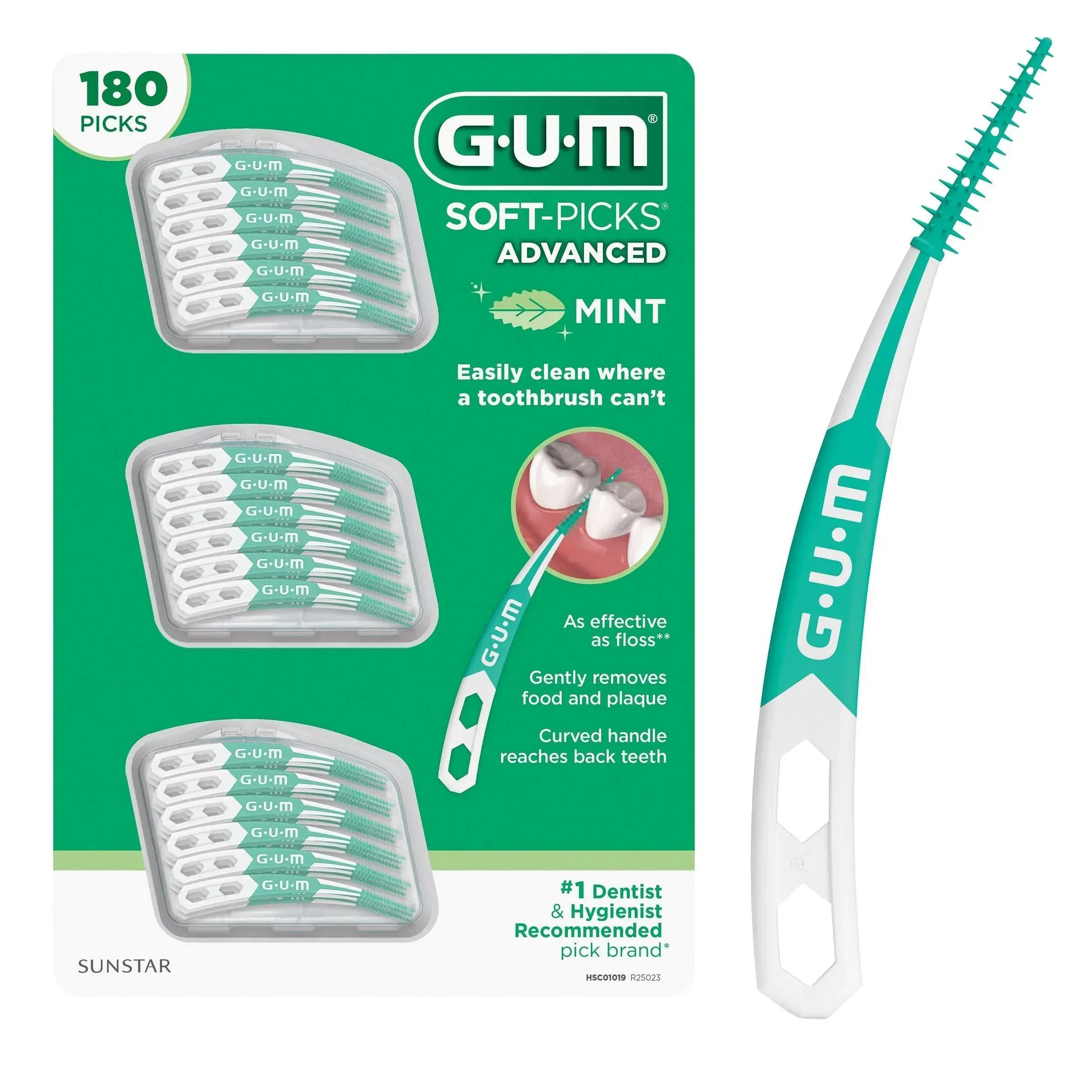GUM Soft-Picks Advanced Mint, 180-count - Image 3
