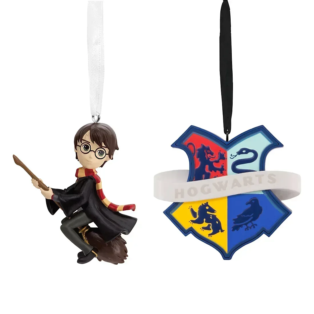 Hallmark Harry Potter and Hogwarts Crest, Set of 2 Ornaments