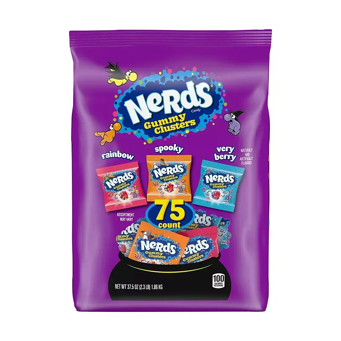 Halloween Nerds Gummy Clusters, 75 ct.
