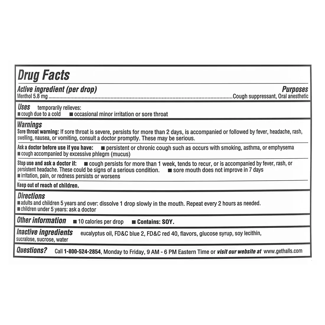 Halls Relief Cherry Flavor Cough Drops, Value Pack, 200 Count - Image 5