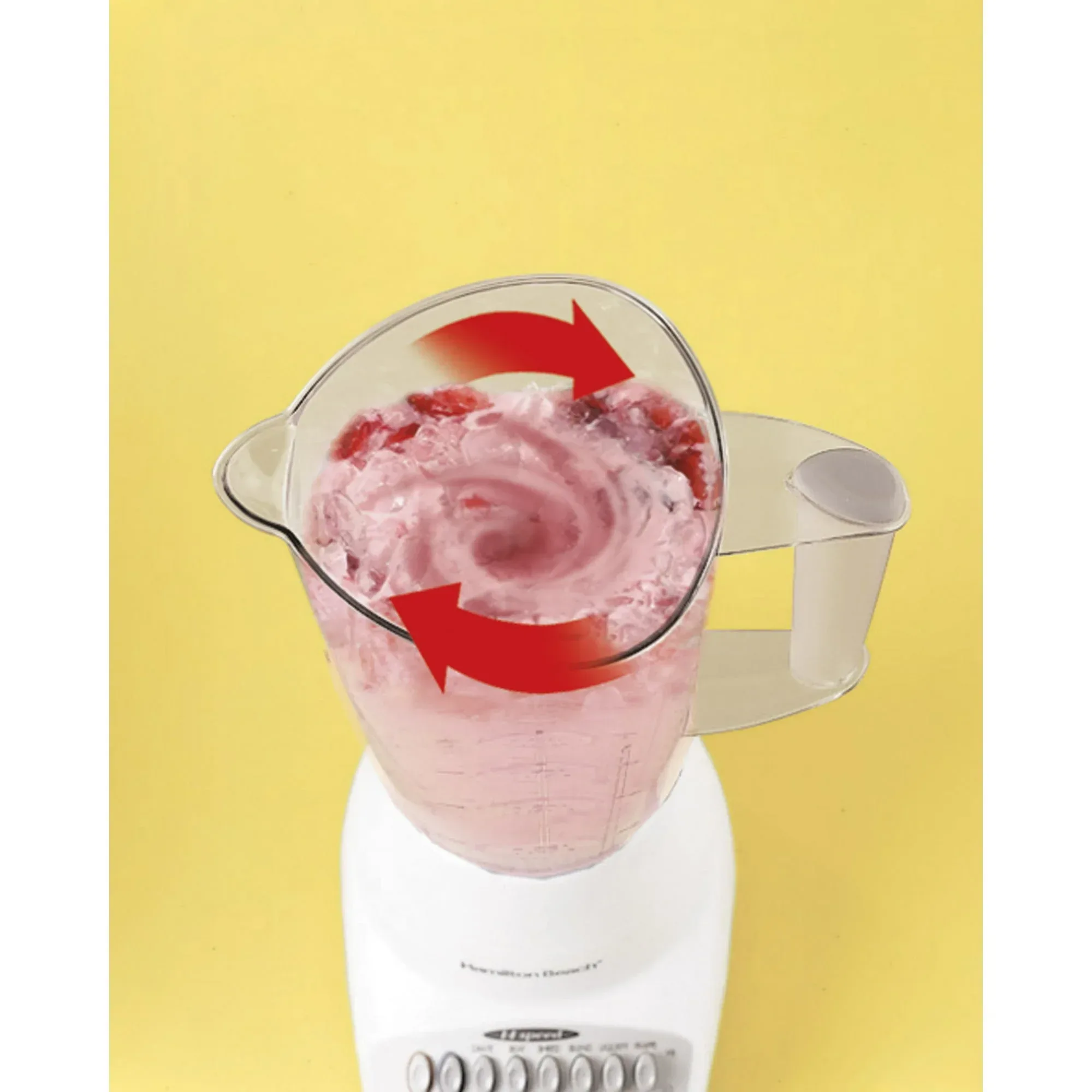 Hamilton Beach 10-Speed Smoothie Blender for Kitchen, 56 oz Jar for Smoothies and Shakes, White - Image 3