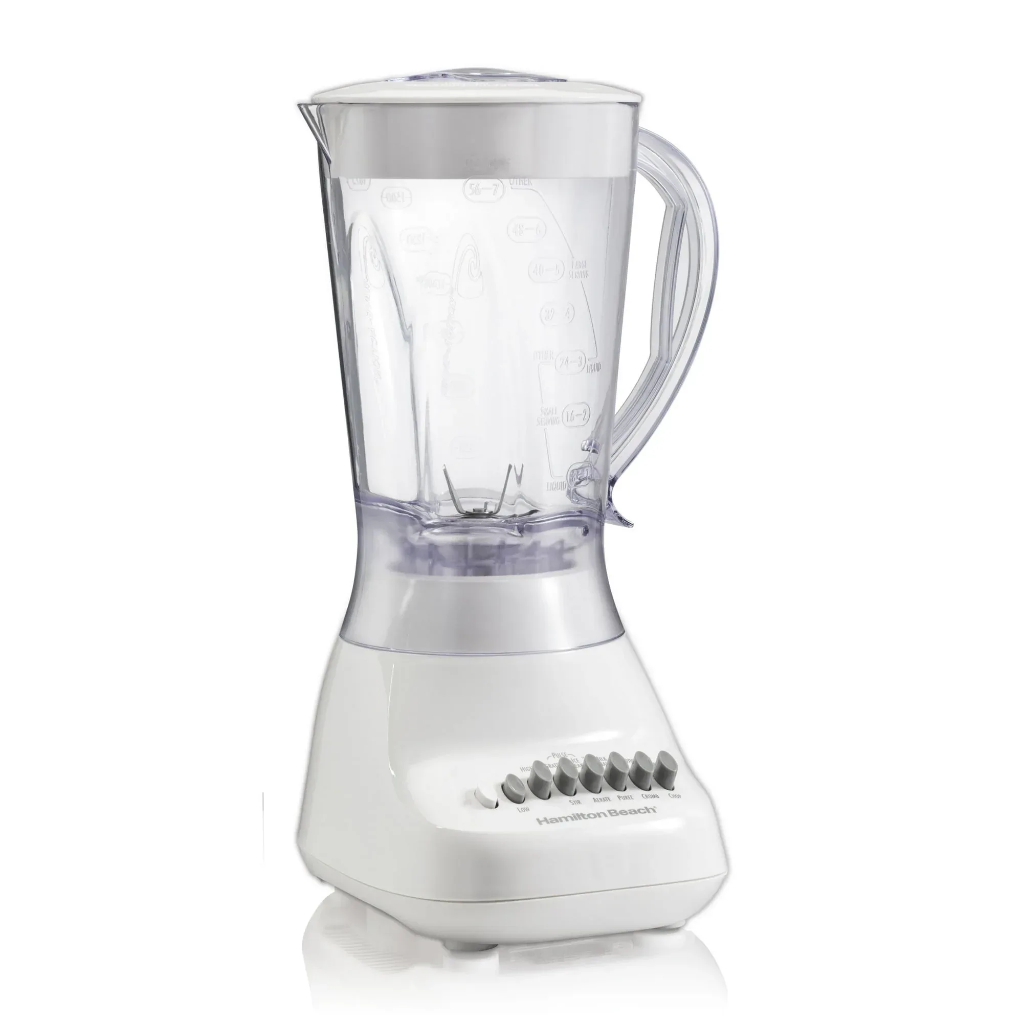 Hamilton Beach 10-Speed Smoothie Blender for Kitchen, 56 oz Jar for Smoothies and Shakes, White - Image 5