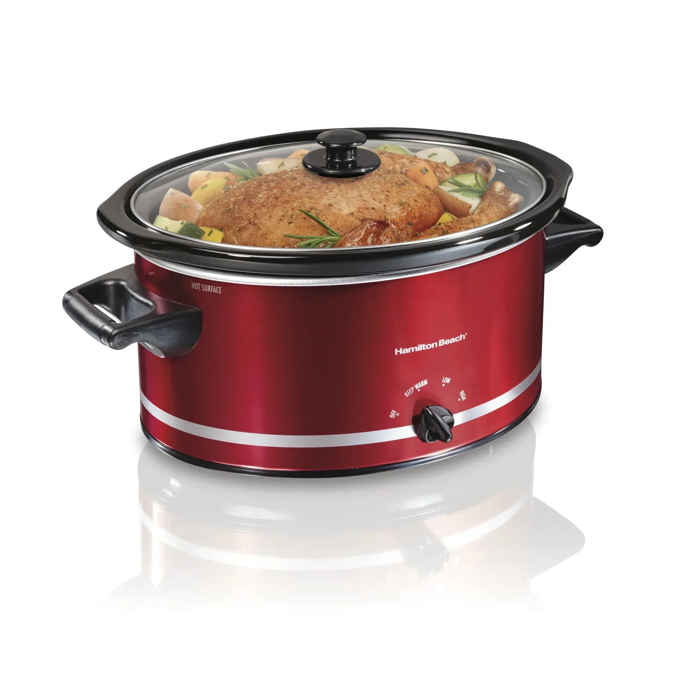 Hamilton Beach 8 Qt Slow Cooker, Stoneware Crock with Removable Pot - Image 14
