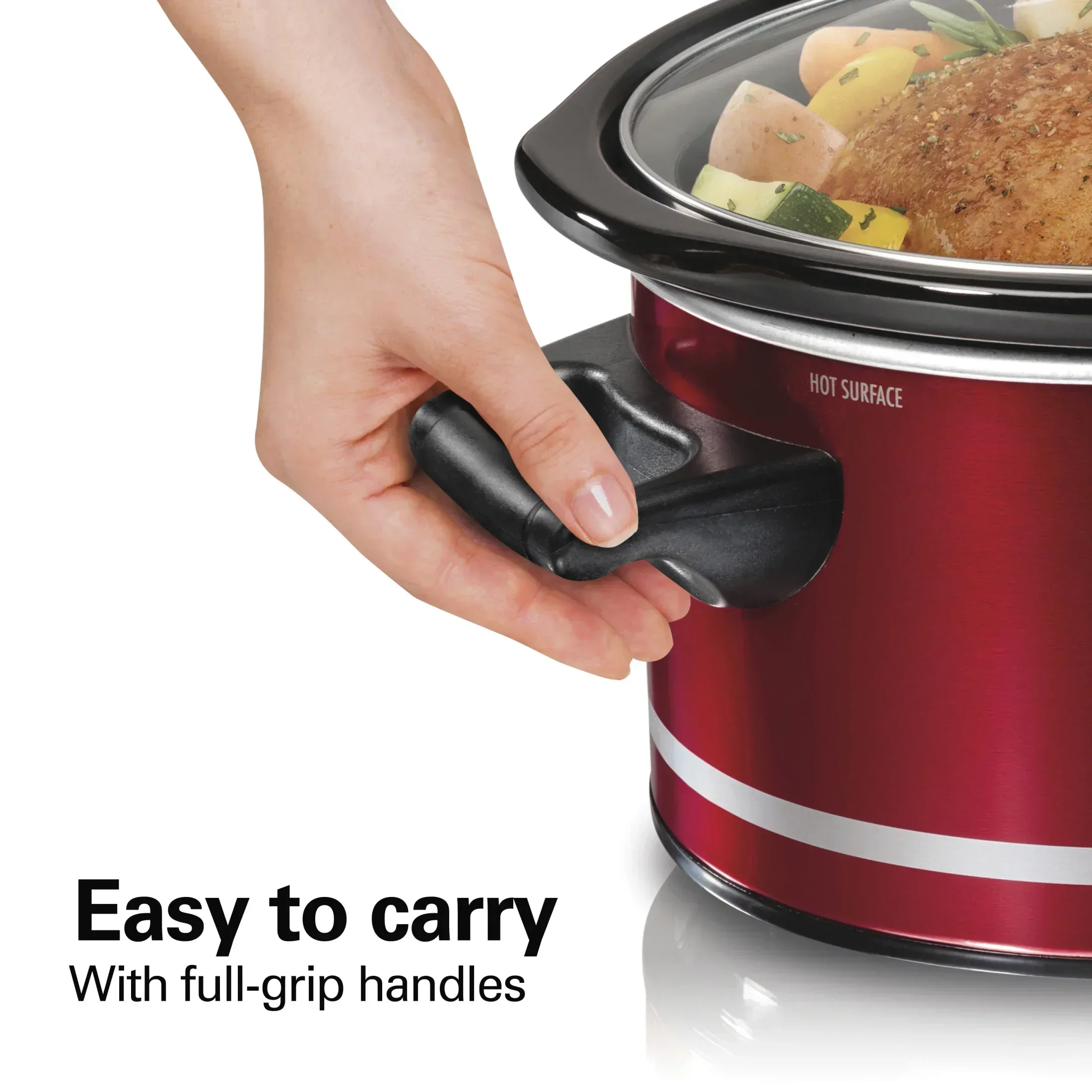 Hamilton Beach 8 Qt Slow Cooker, Stoneware Crock with Removable Pot - Image 18
