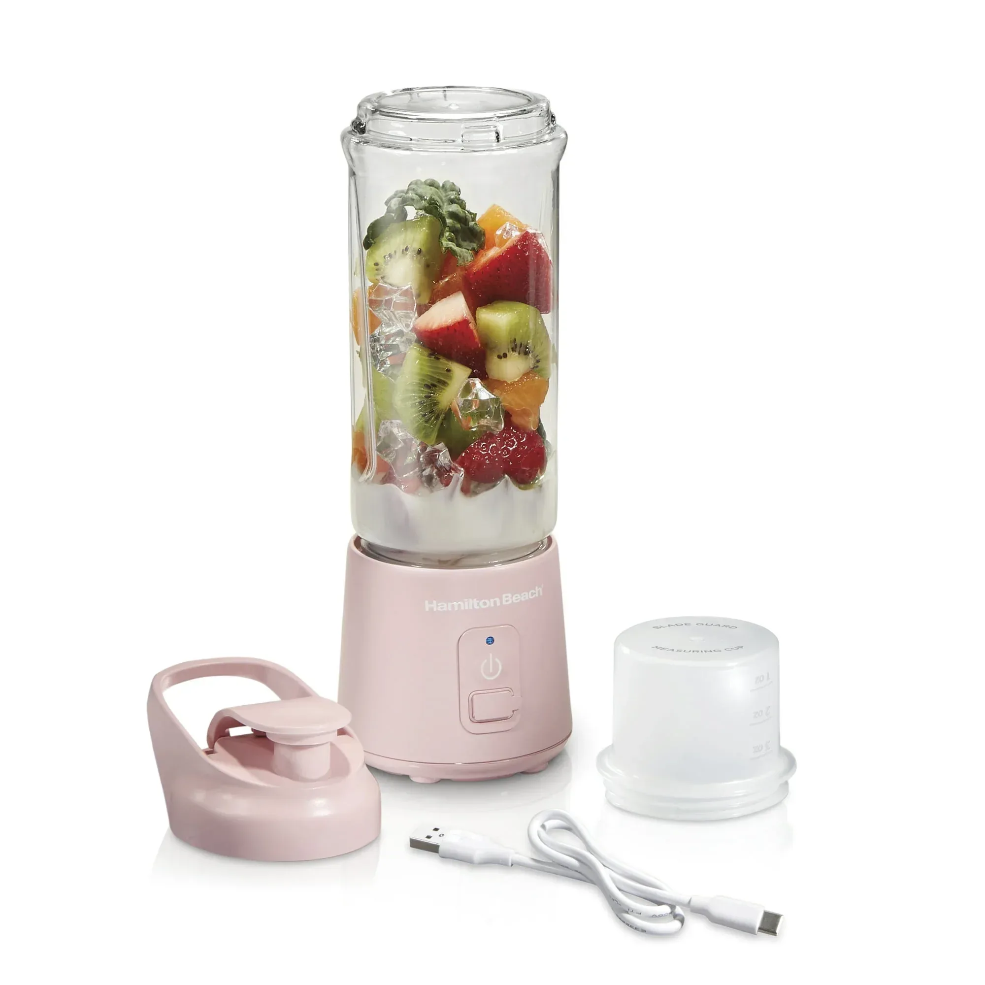 Hamilton Beach Blend Now Portable Personal Blender for Smoothies with Travel Lid, 16 oz, Black - Image 11