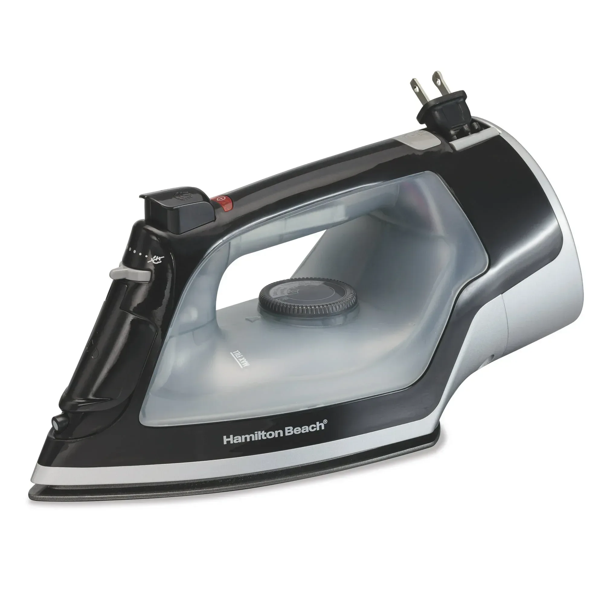Hamilton Beach Full-Size Nonstick Iron, Black, Model 14289 - Image 3