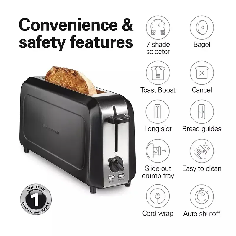 Hamilton Beach Long Slot Toaster - Image 7