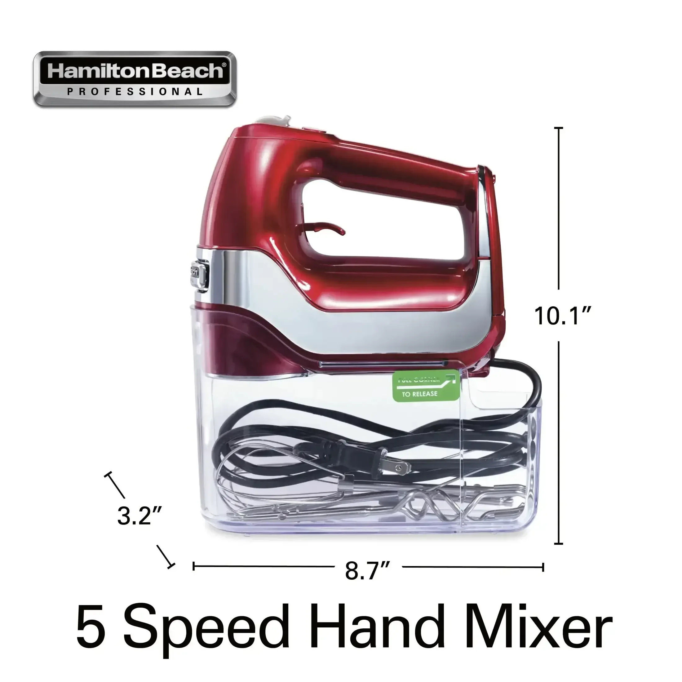 Hamilton Beach Professional 5-Speed Electric Hand Mixer with Slow Start & QuickBurst Technology, Mixer for Kitchen - Image 15