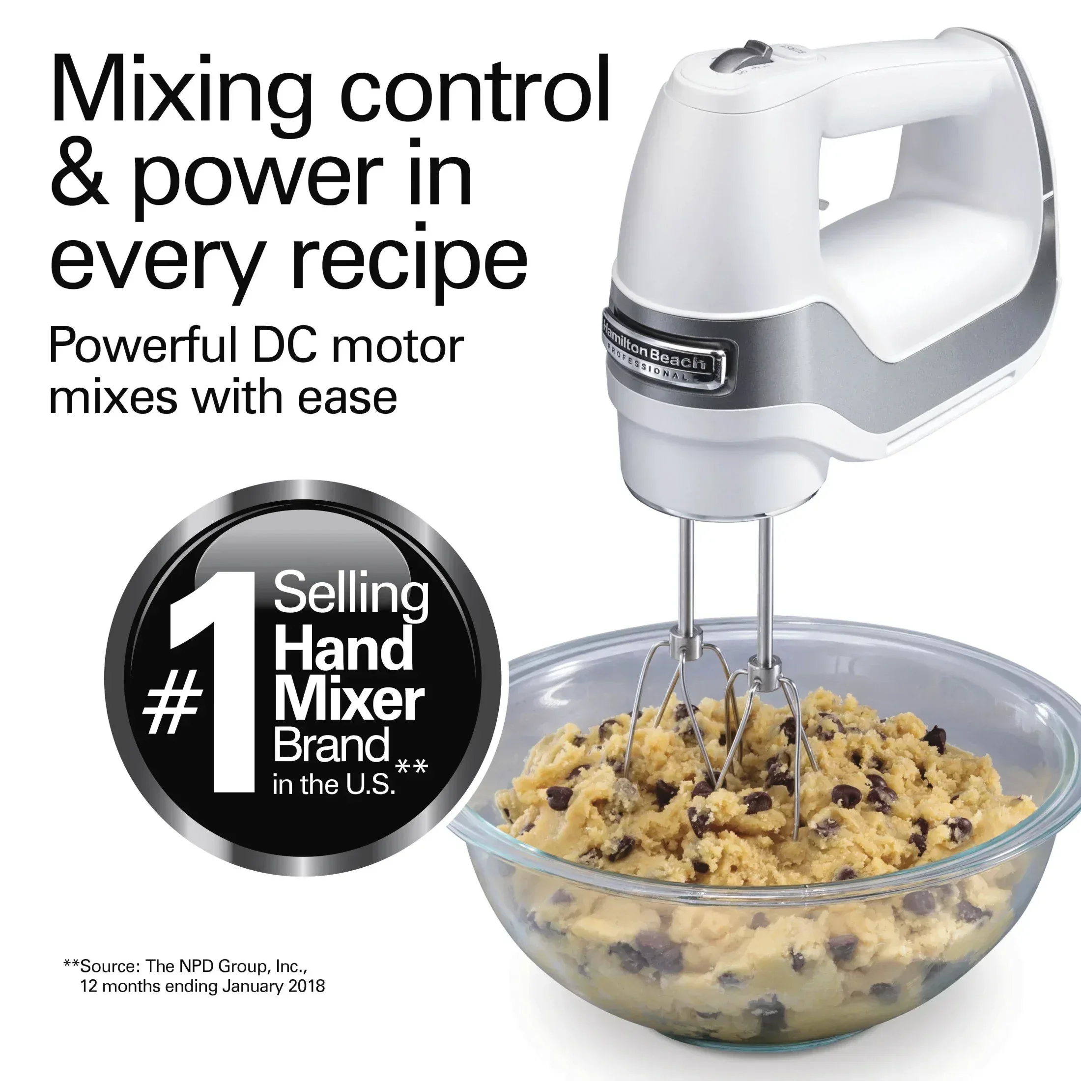 Hamilton Beach Professional 5-Speed Electric Hand Mixer with Slow Start & QuickBurst Technology, Mixer for Kitchen - Image 23