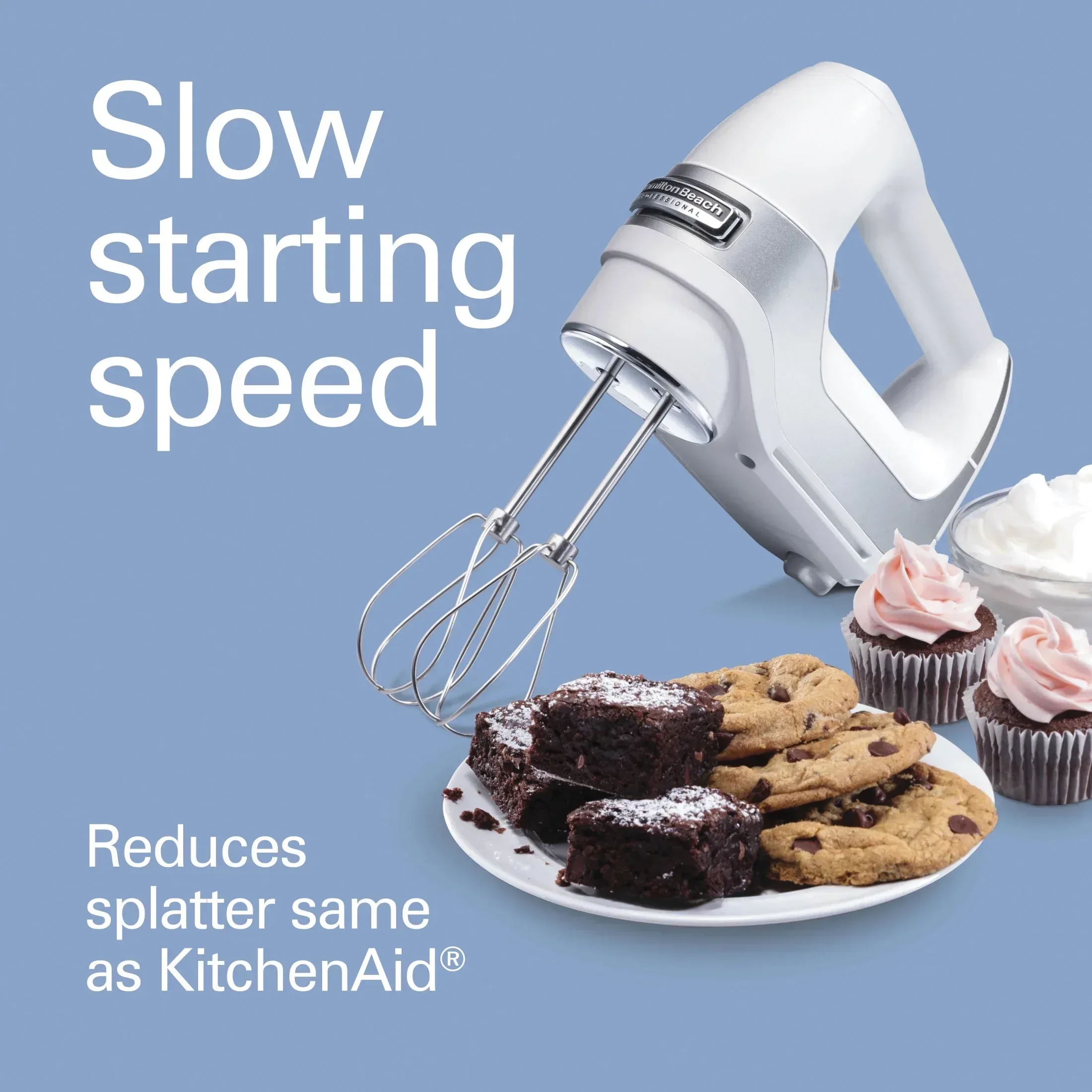 Hamilton Beach Professional 5-Speed Electric Hand Mixer with Slow Start & QuickBurst Technology, Mixer for Kitchen - Image 24