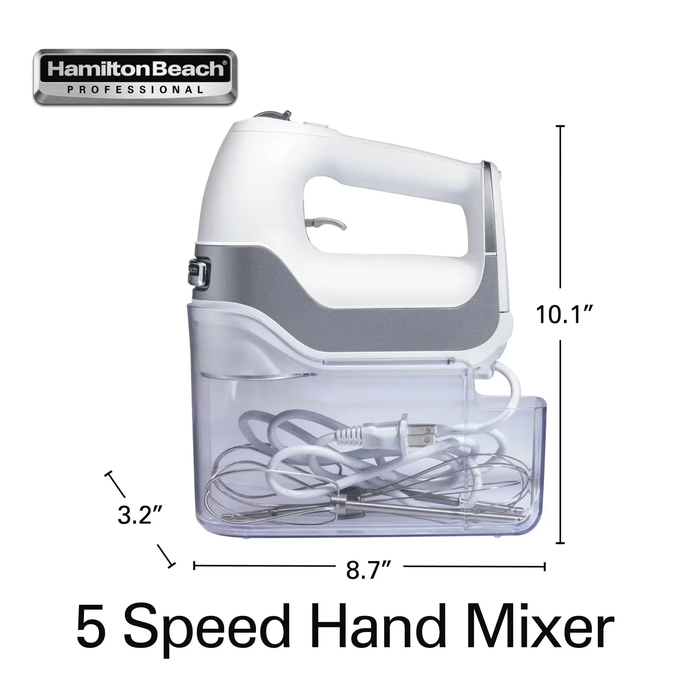 Hamilton Beach Professional 5-Speed Electric Hand Mixer with Slow Start & QuickBurst Technology, Mixer for Kitchen - Image 28