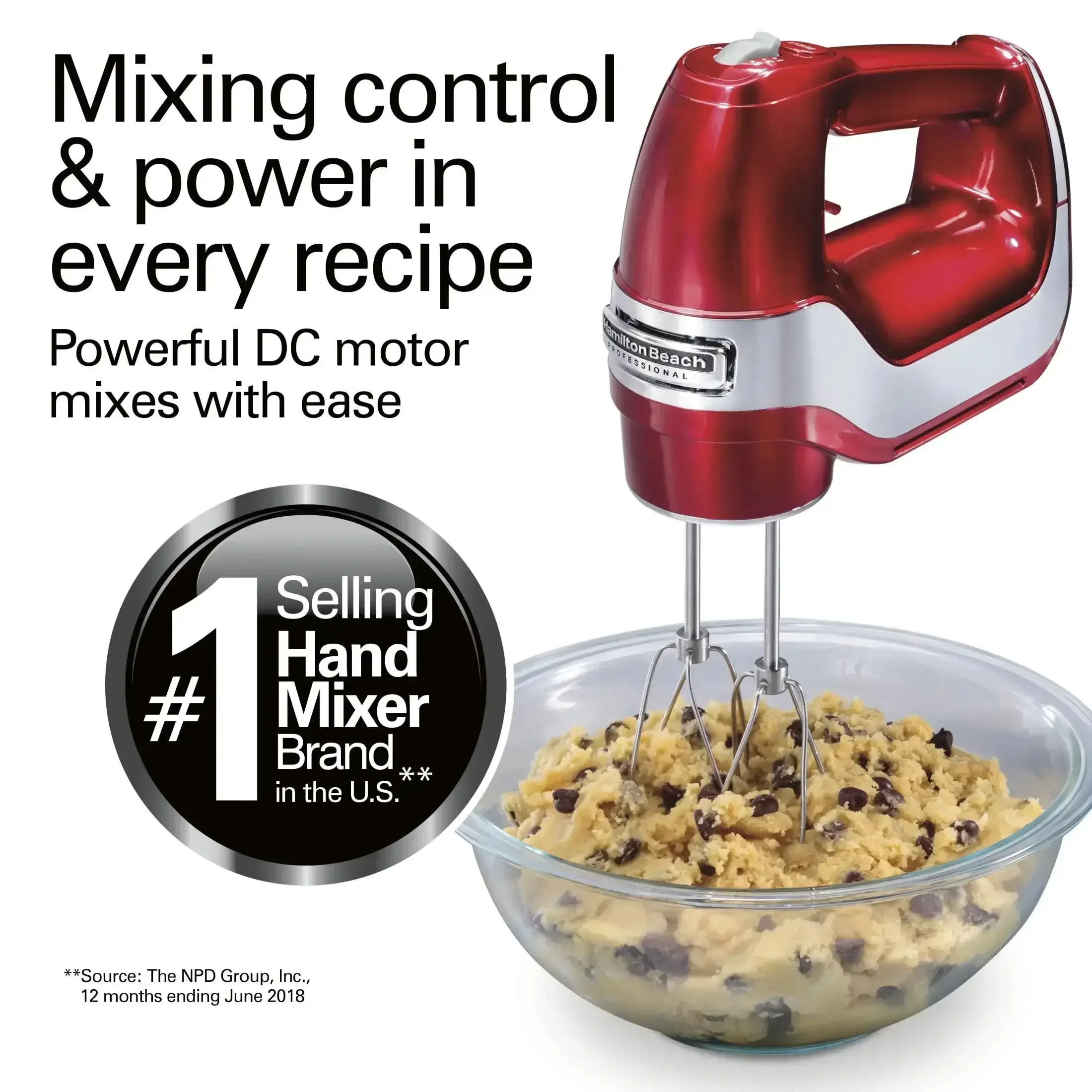Hamilton Beach Professional 5-Speed Electric Hand Mixer with Slow Start & QuickBurst Technology, Mixer for Kitchen - Image 9