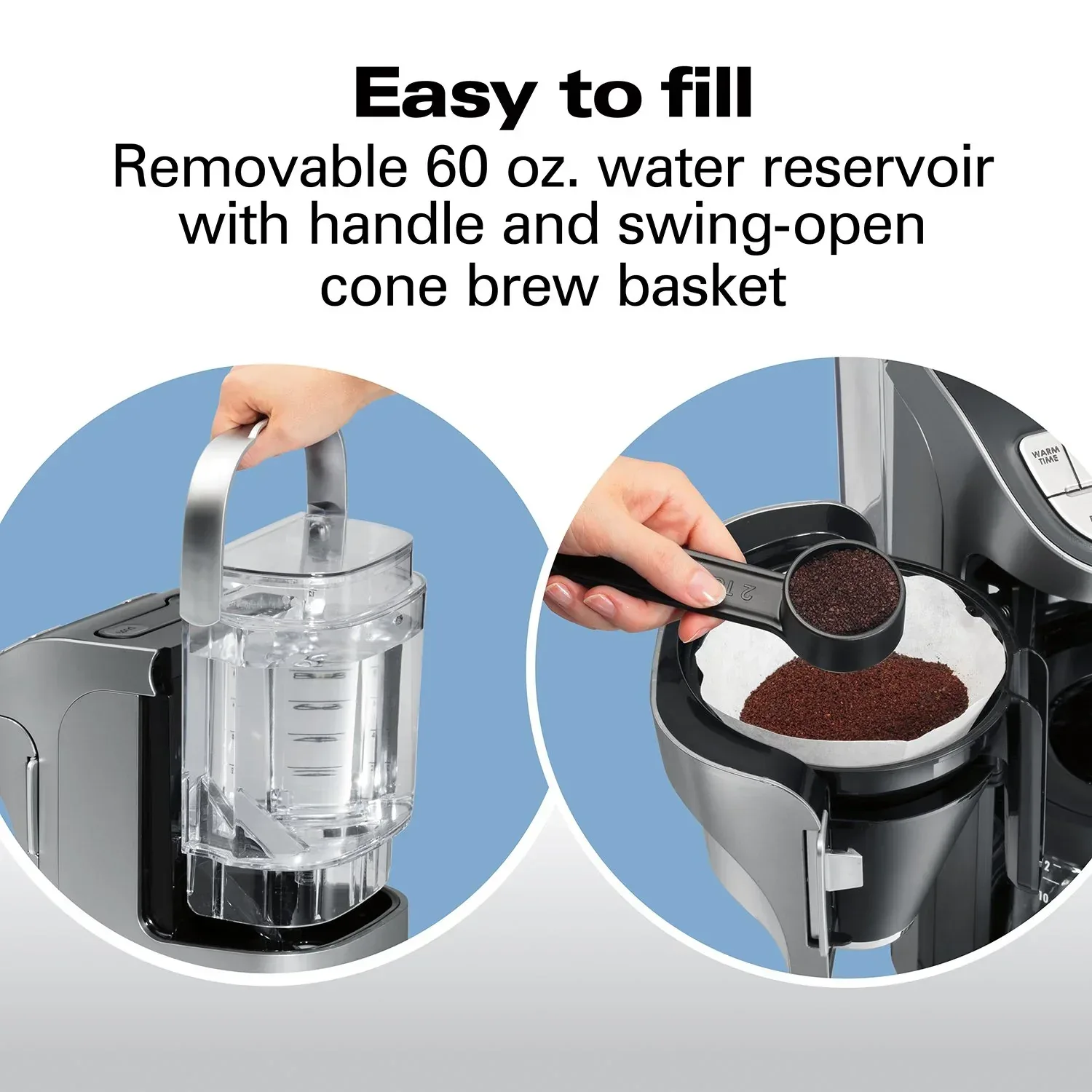 Hamilton Beach Professional Programmable 12-Cup Capacity Coffee Maker - Image 4