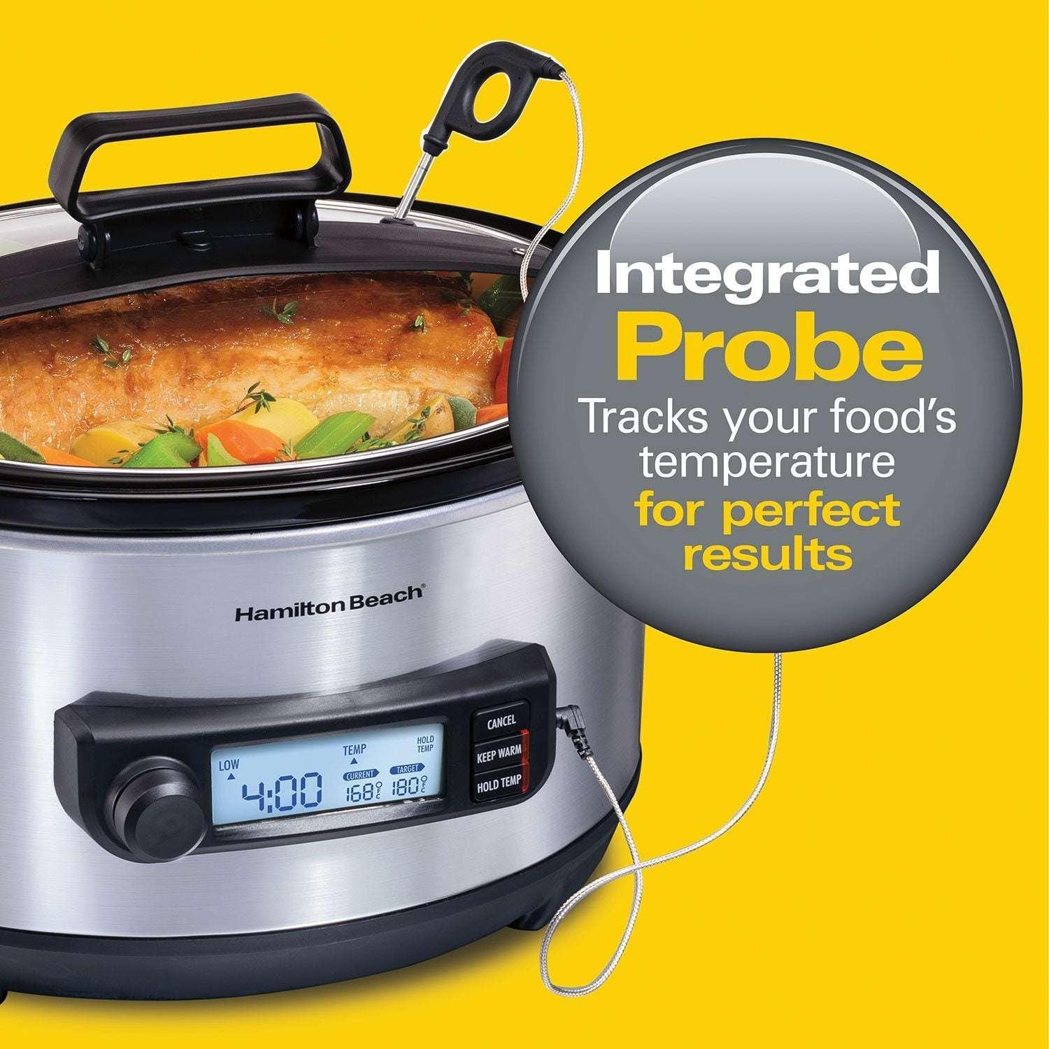 Hamilton Beach Temp Tracker 6-Quart Programmable Slow Cooker - Image 3