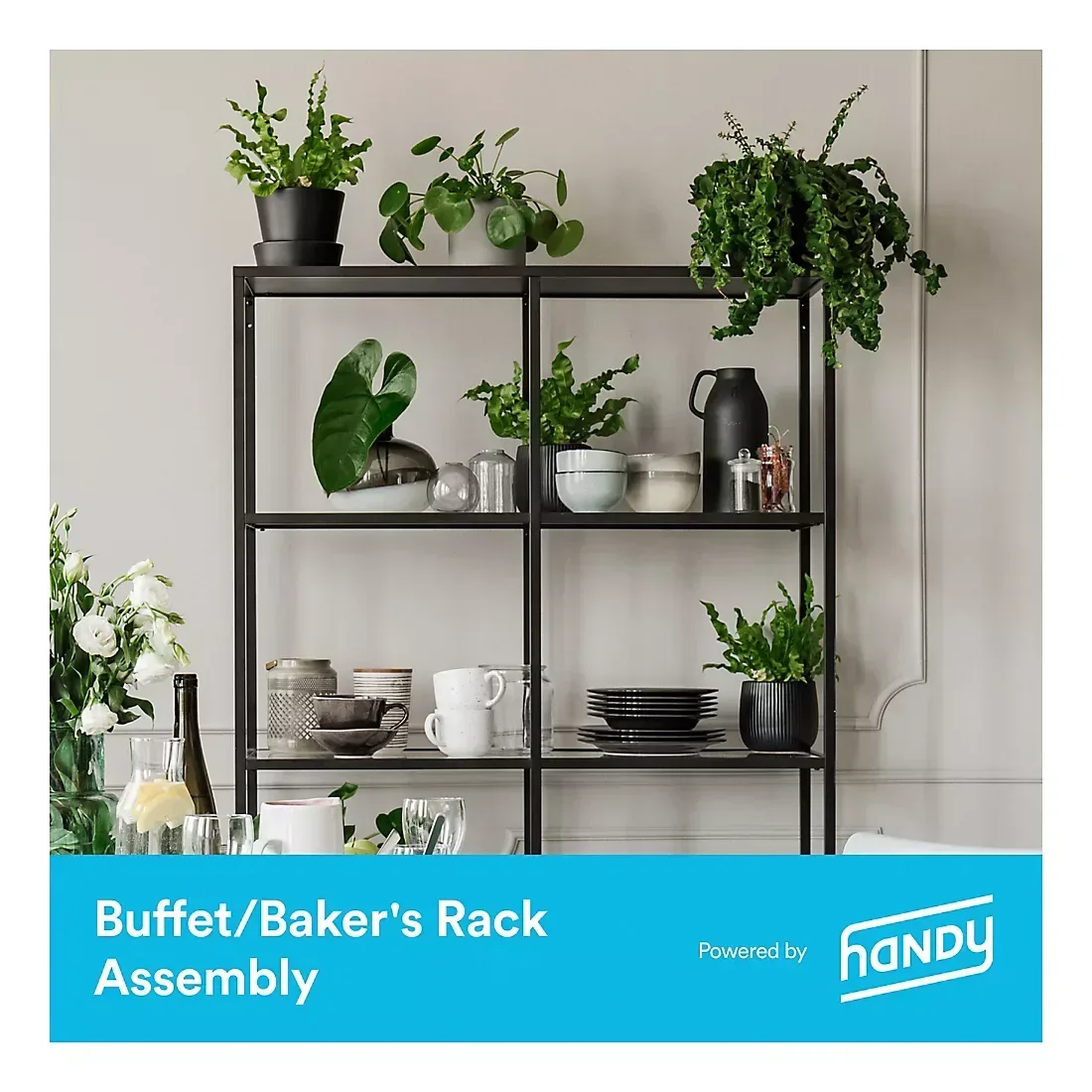 Handy Buffet or Baker's Rack Assembly
