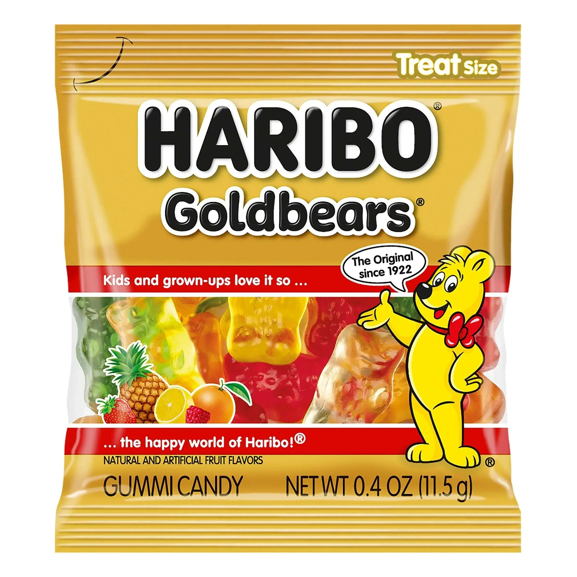 Haribo Goldbears Gummi Candy, Mini Bags, 0.4 oz, 125-count - Image 4