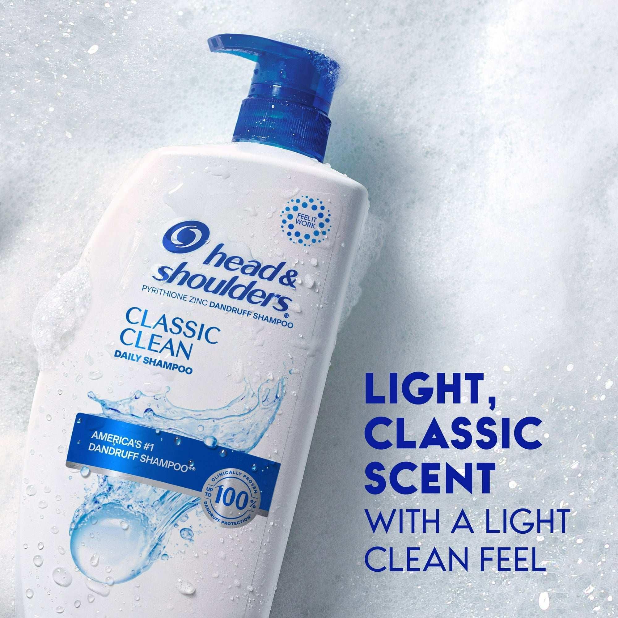 Head and Shoulders Dandruff Shampoo, Classic Clean, 28.2 fl Oz - Image 4