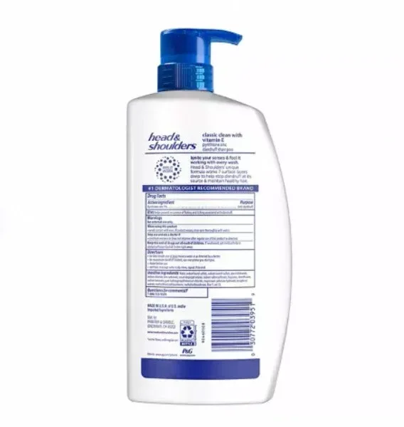 Head & Shoulders Classic Clean Anti-Dandruff Shampoo, 38.8 fl. oz. - Image 2