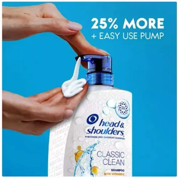 Head & Shoulders Classic Clean Anti-Dandruff Shampoo, 38.8 fl. oz. - Image 5