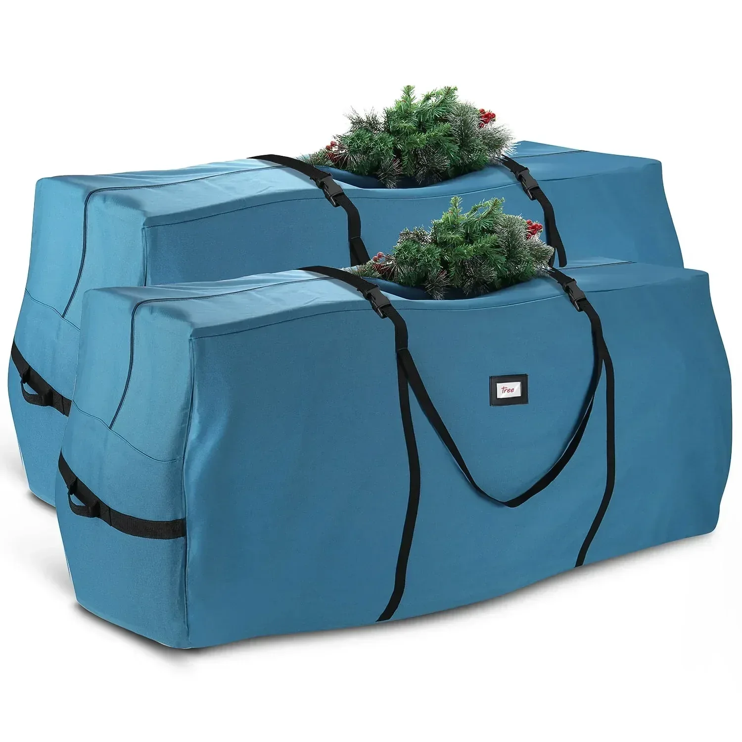 Hearth & Harbor Christmas Tree Storage Bag made from Durable Fabric, Fits up to 7.5 ft Holiday Trees - Image 8