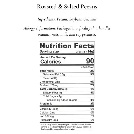 Heaton Pecans Roasted & Salted Pecans Tin 2.5 lbs - Image 5