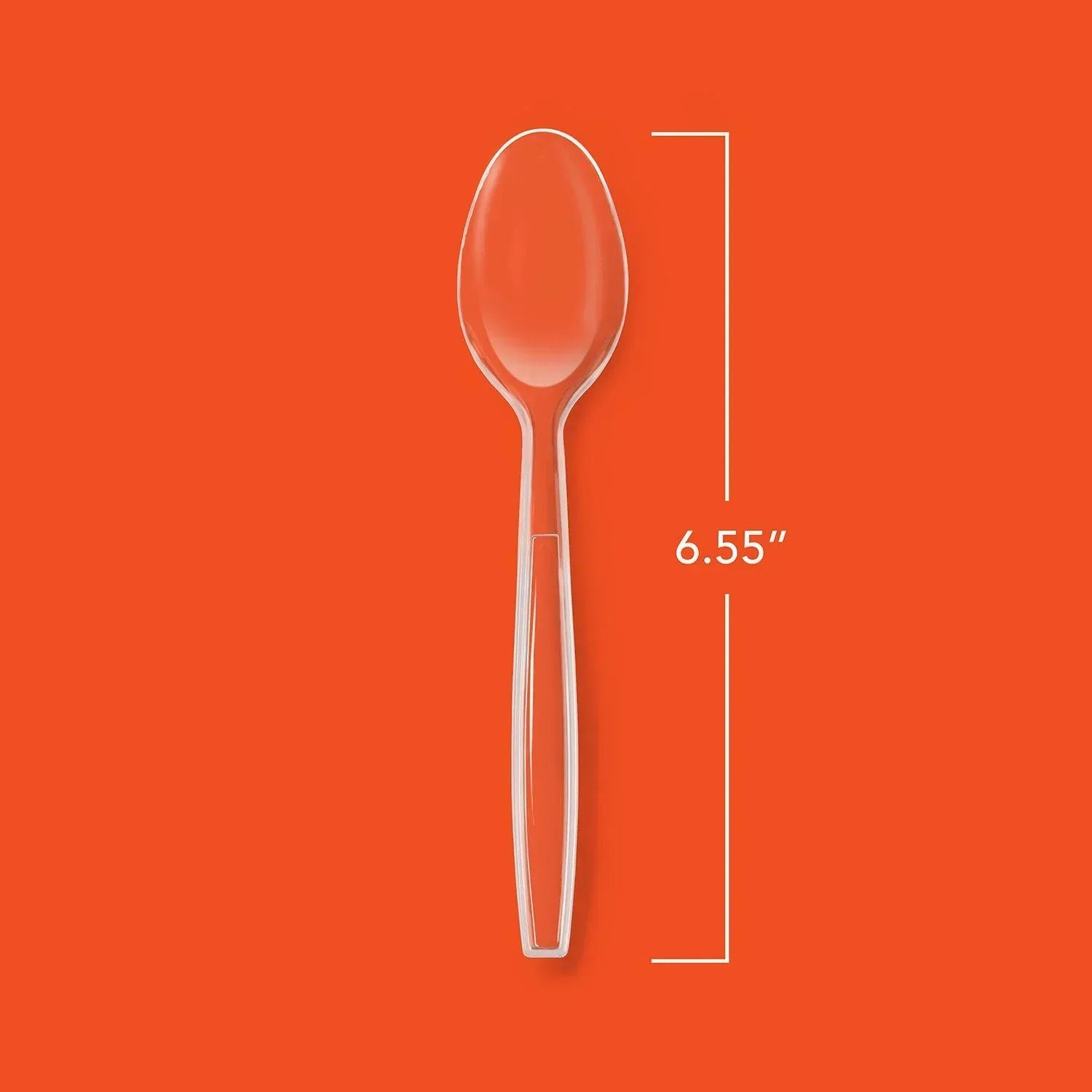 Hefty Clear Heavy-Weight Plastic Spoons 300 ct. - Image 2