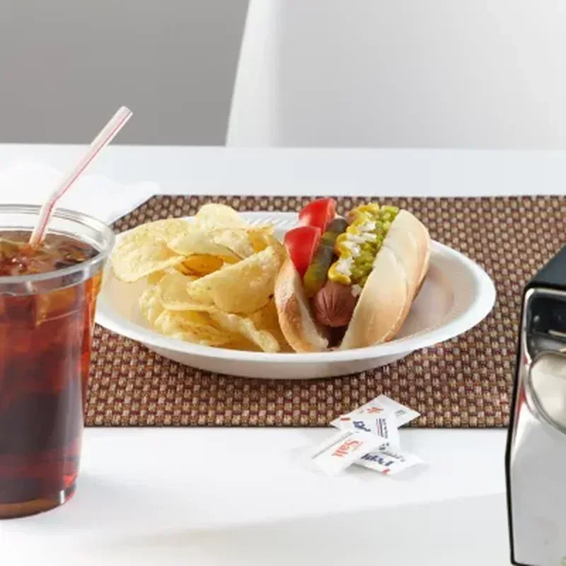 Hefty Supreme Foam Disposable Lunch Plates, 8 7/8" (250 Ct.) - Image 3