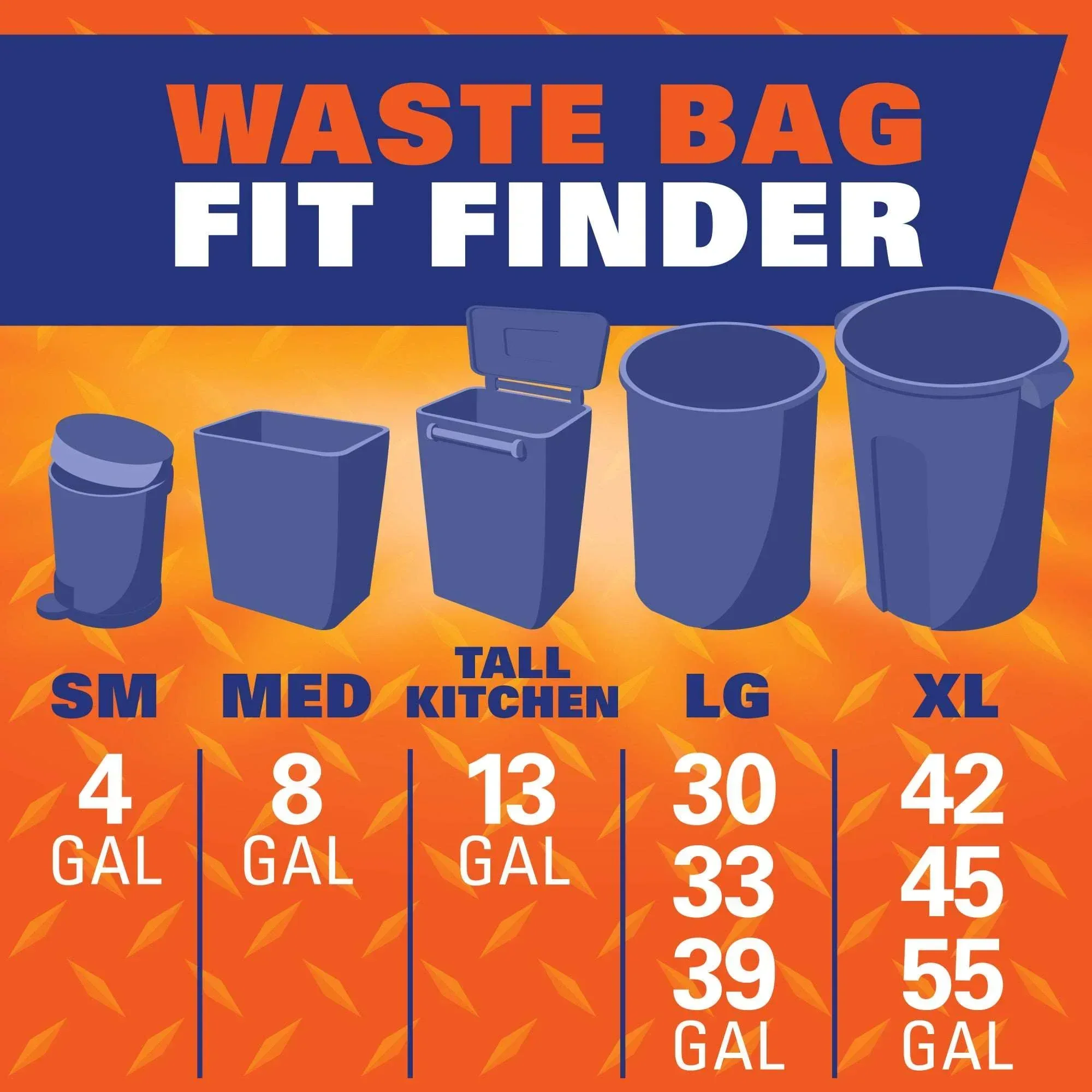 Hefty Ultra Strong 30 gallon Trash Bags, Black Large Trash Bags, White Pine Breeze Scent, 20 Bags - Image 7
