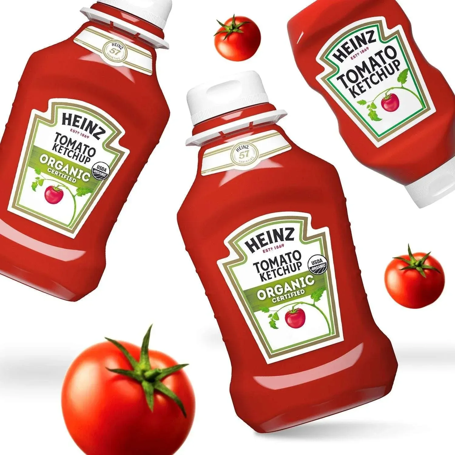 Heinz Organic Certified Tomato Ketchup, 44 oz., 2 pk. - Image 10