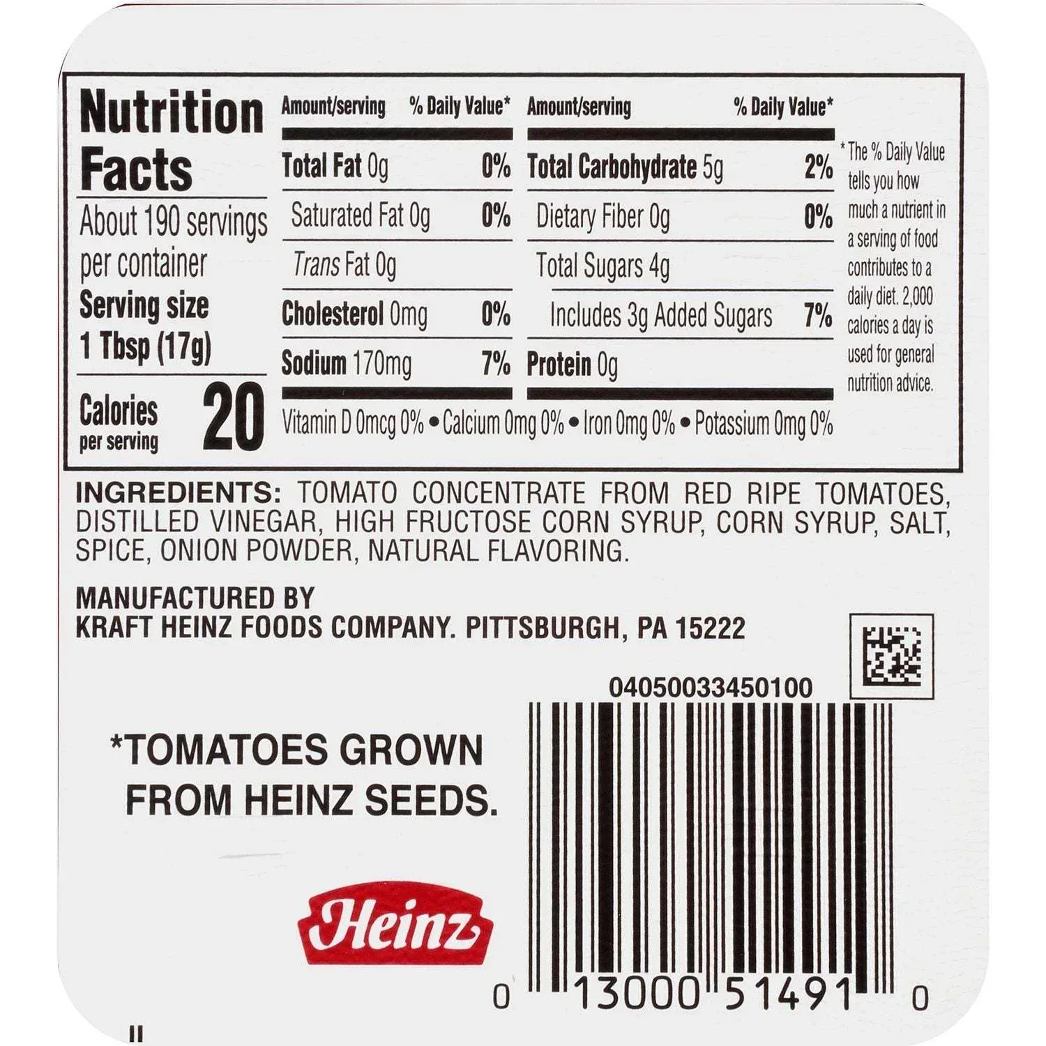 Heinz Original Tomato Ketchup, 114 oz. - Image 2