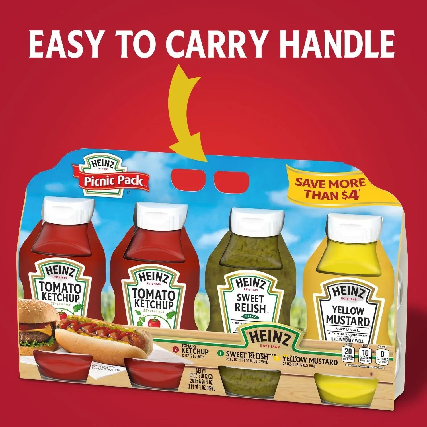 Heinz Picnic Pack Condiments, 4 pk. - Image 2