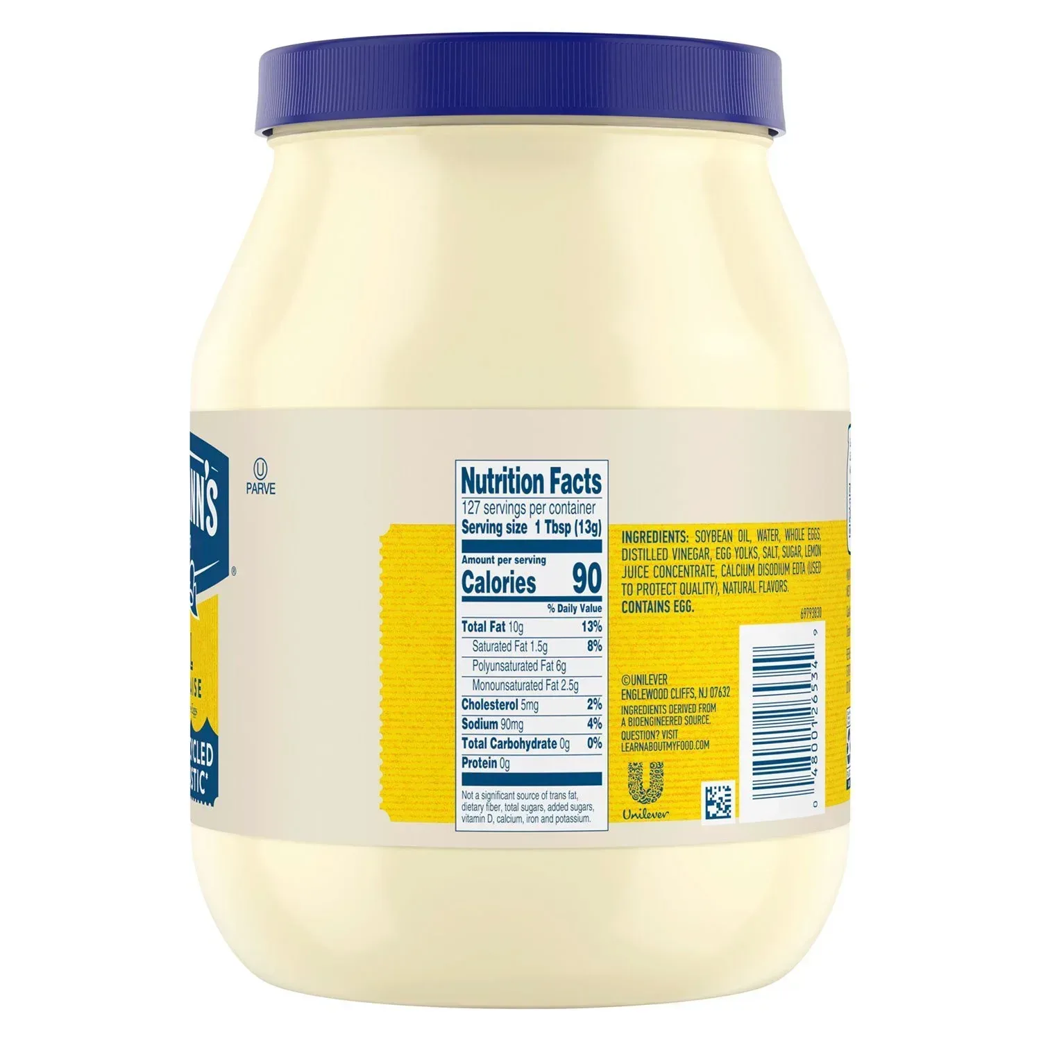 Hellmann's Real Mayonnaise, 64 oz - Image 2