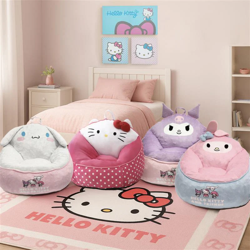Hello Kitty and Friends Cinnamoroll Kids' Compressed Foam Bean Bag Chair - Image 7