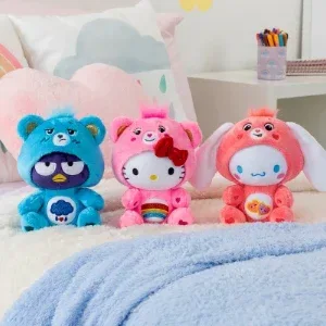 Hello Kitty Dressed As Cheer Bear Care Bears 9" Fun-Size Plush - Soft, Huggable Bestie! - Image 3