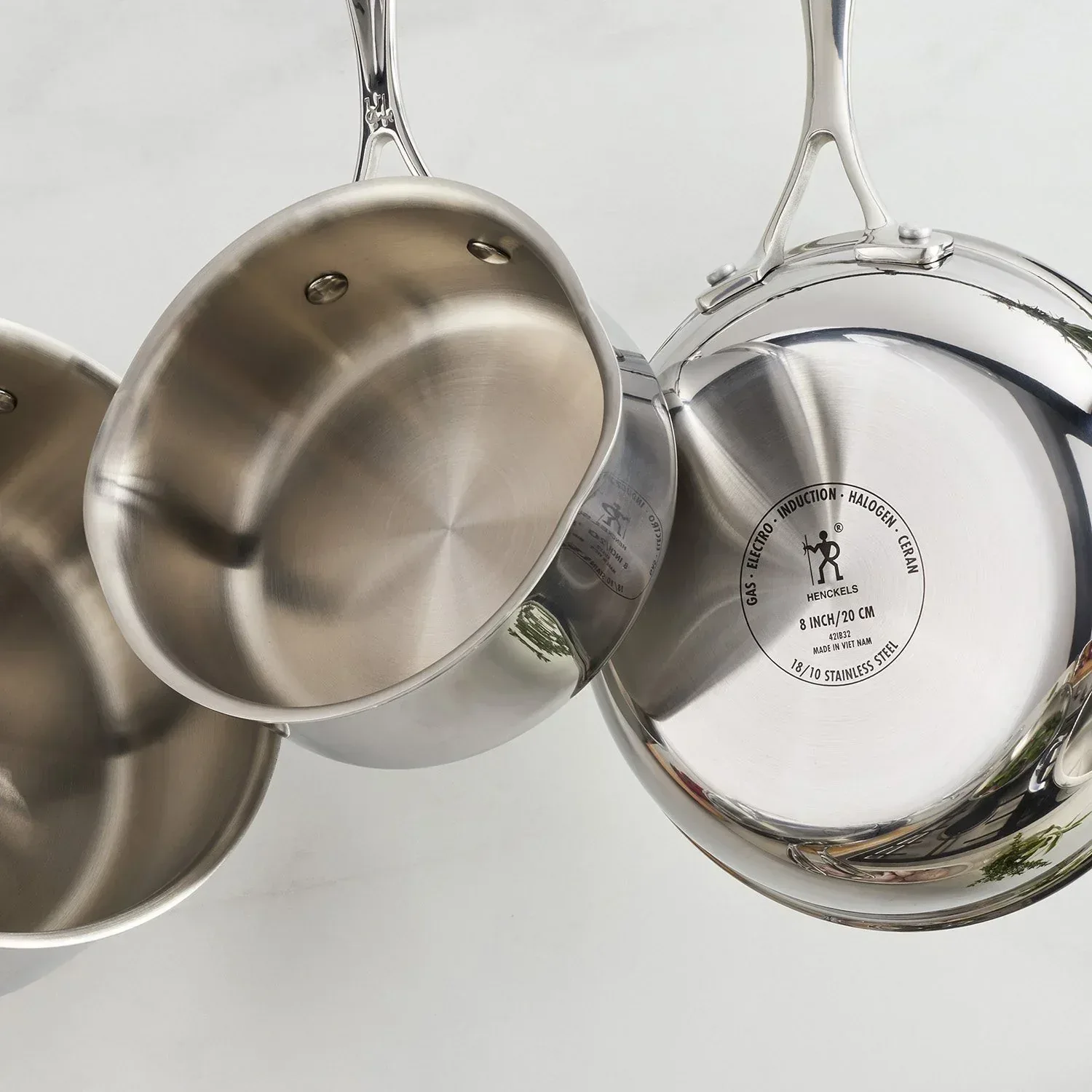 Henckels 11-Piece Stainless Steel Tri-Ply Clad Cookware Set - Image 6