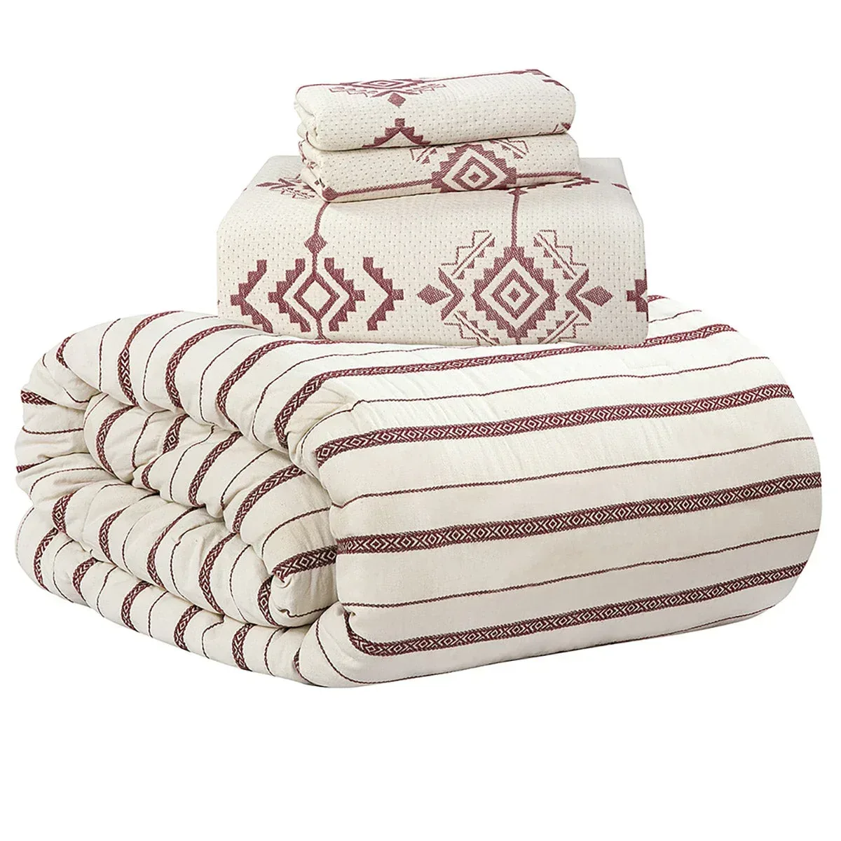 Heritage Threads 4-Piece Coverlet Set with Comforter - Image 2