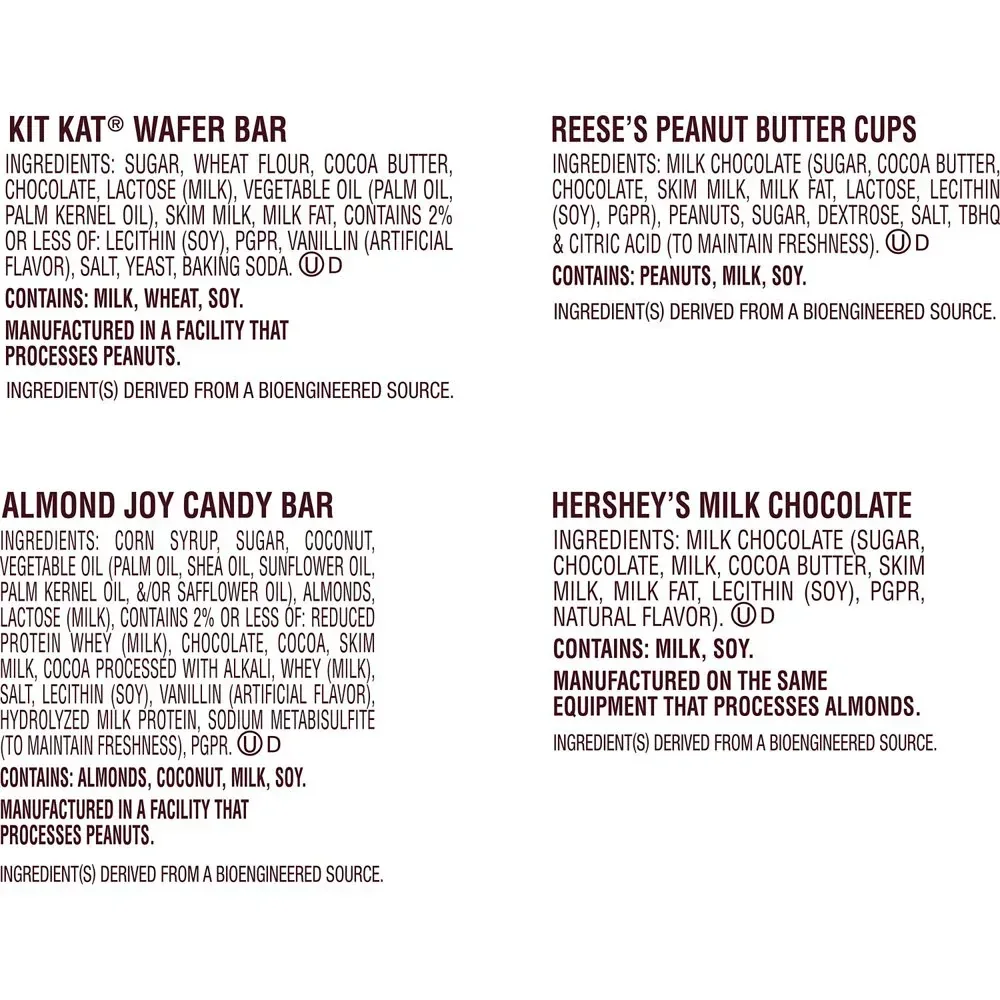Hershey Assorted Chocolate Snack Size Candy, Variety Bag 15.57 Oz, 30 Pieces - Image 8