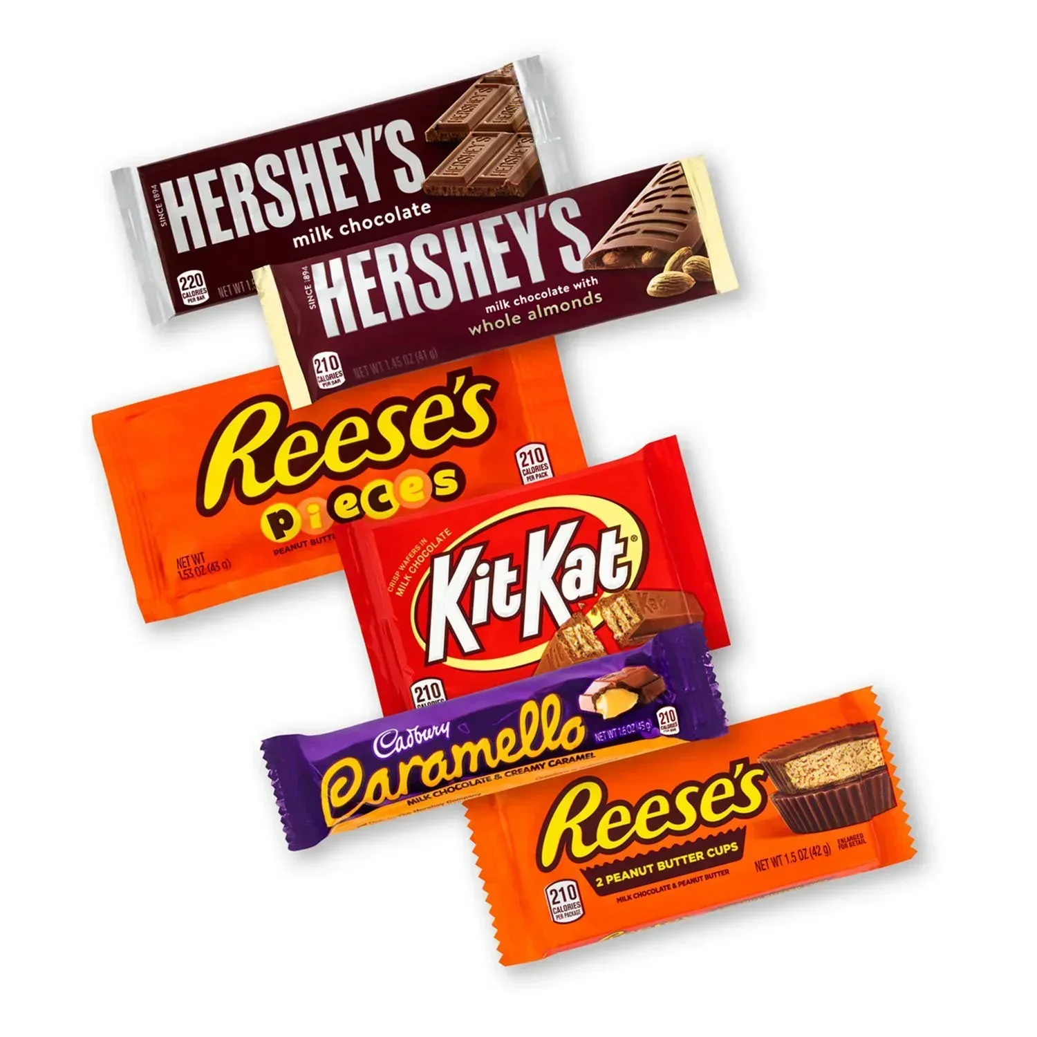 HERSHEY'S Chocolate Lovers Candy Bars, Variety Pack, Full Size, 52 pk. - Image 5
