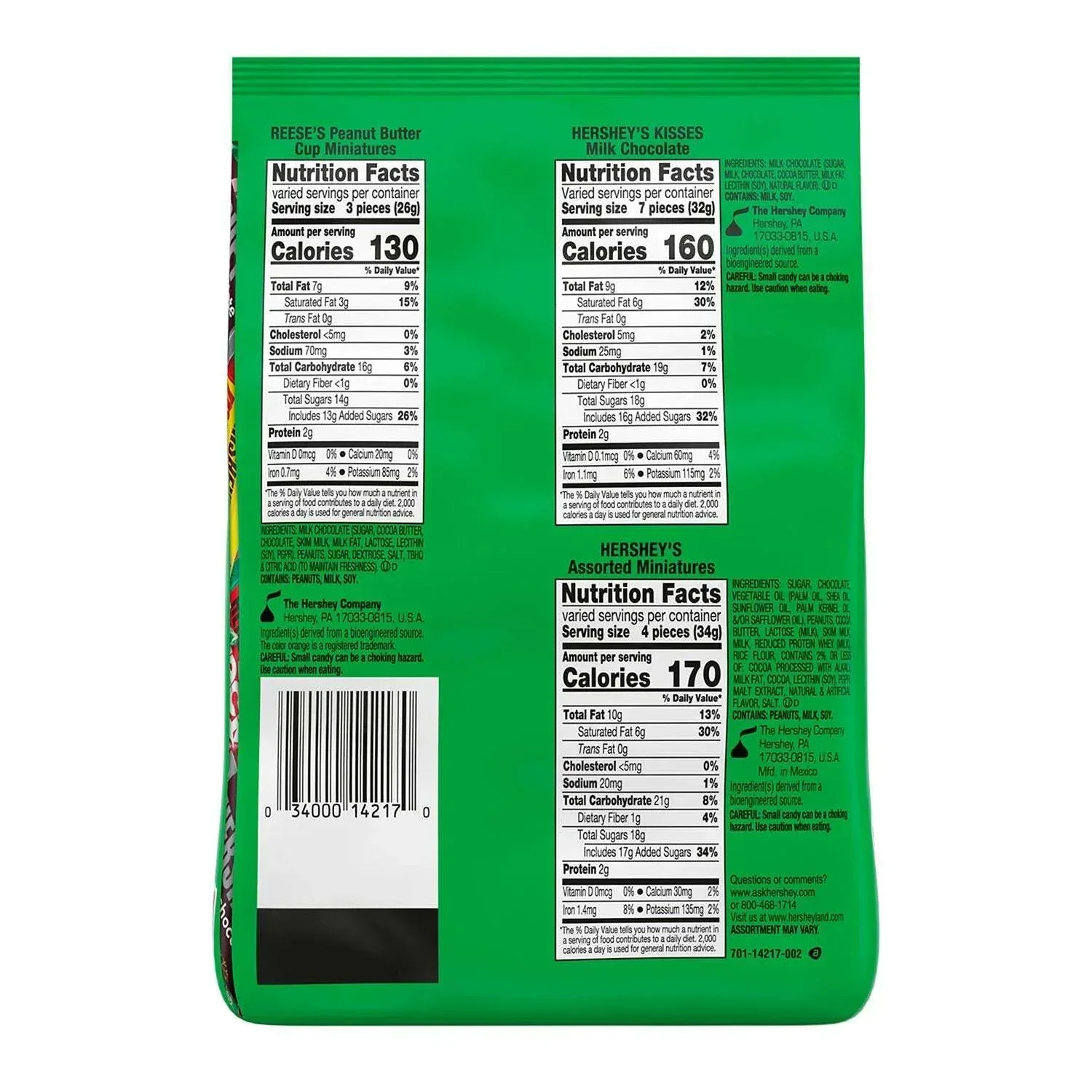 HERSHEY'S Christmas Assorted Chocolate Candy, 130 pcs. - Image 7