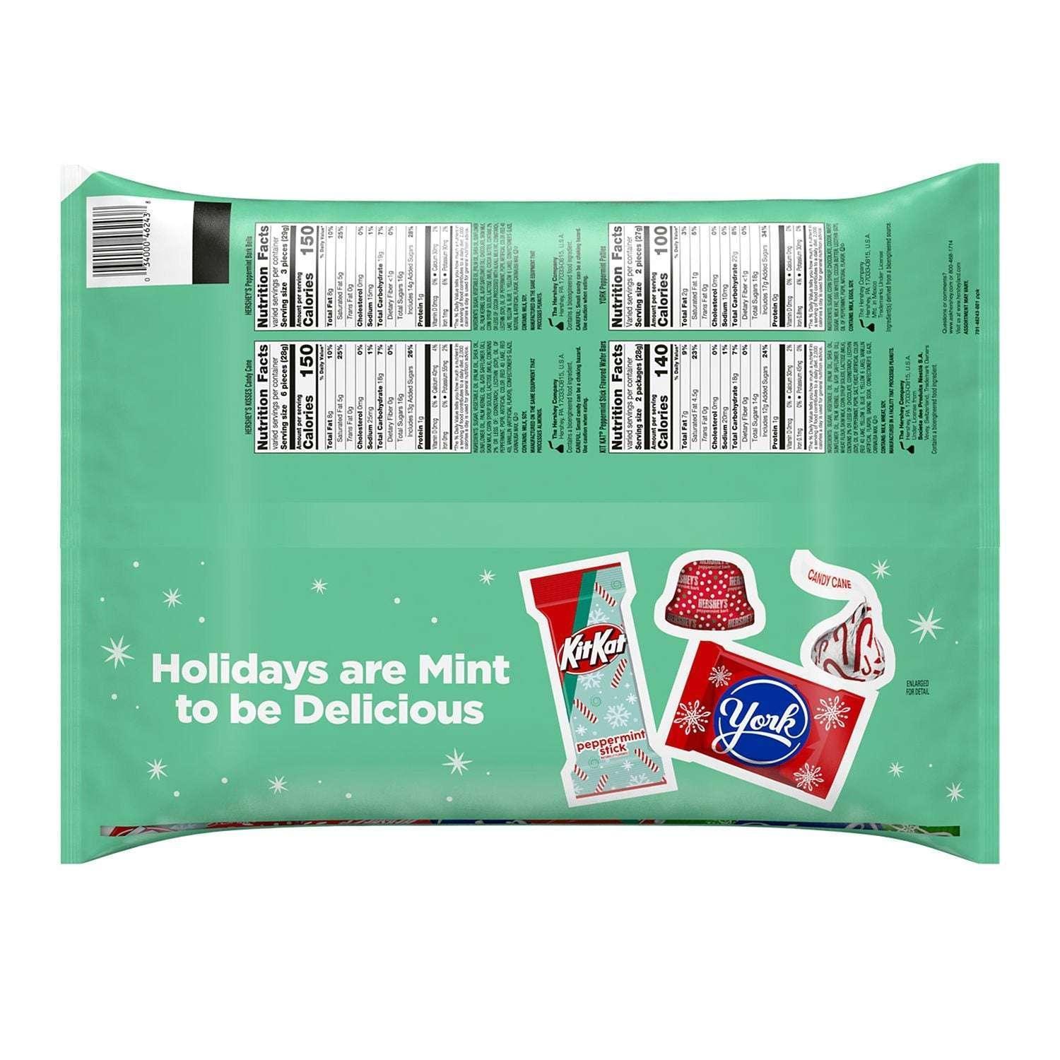 HERSHEY'S Christmas Assorted Mint Flavored Candy, 83.82 oz. - Image 8