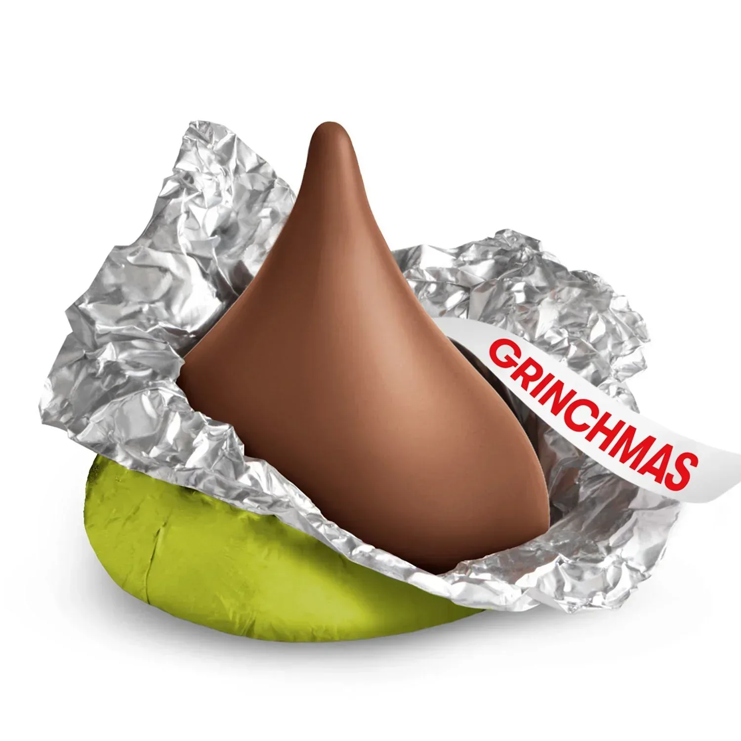 HERSHEY'S KISSES Grinch Christmas Milk Chocolate Candy, 6 oz. - Image 5