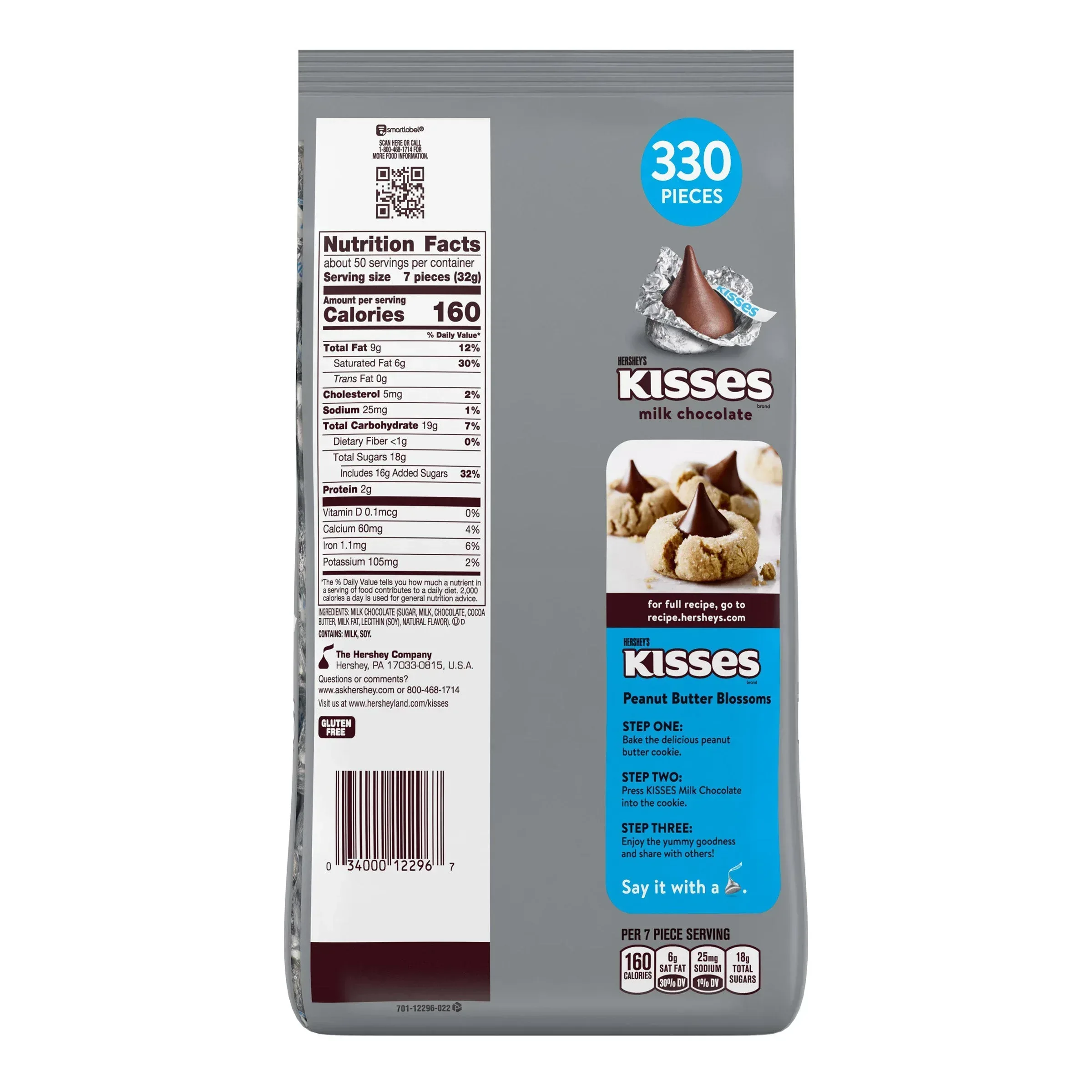 Hershey's Kisses, Milk Chocolate, 56 oz - Image 4