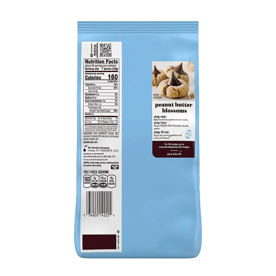 Hershey's Kisses Milk Chocolate, Easter Candy Bulk Bag, 330 ct. - Image 2